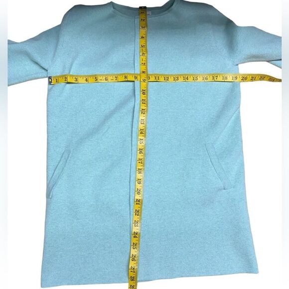 J Crew Vanessa Longline Open Front Cardigan Sweater Coat XS Mint Green AC619 - Picture 13 of 14